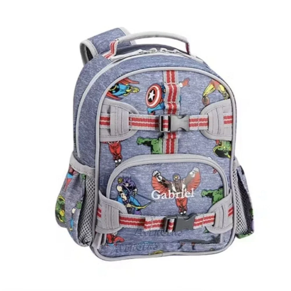 Pottery Barn Kids Marvel Avengers Glow in the Dark Small Backpack ~ Blue